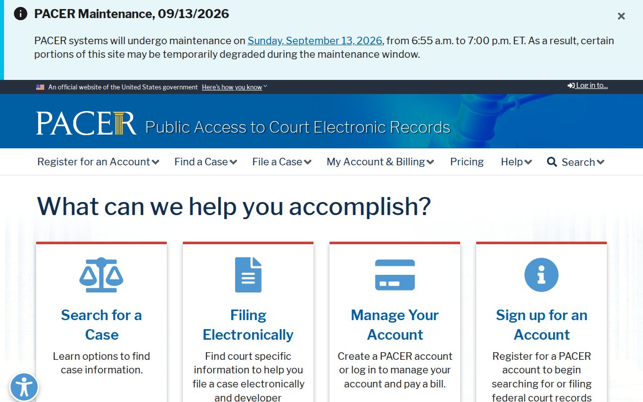 Huerfano County most wanted federal docket access explanation